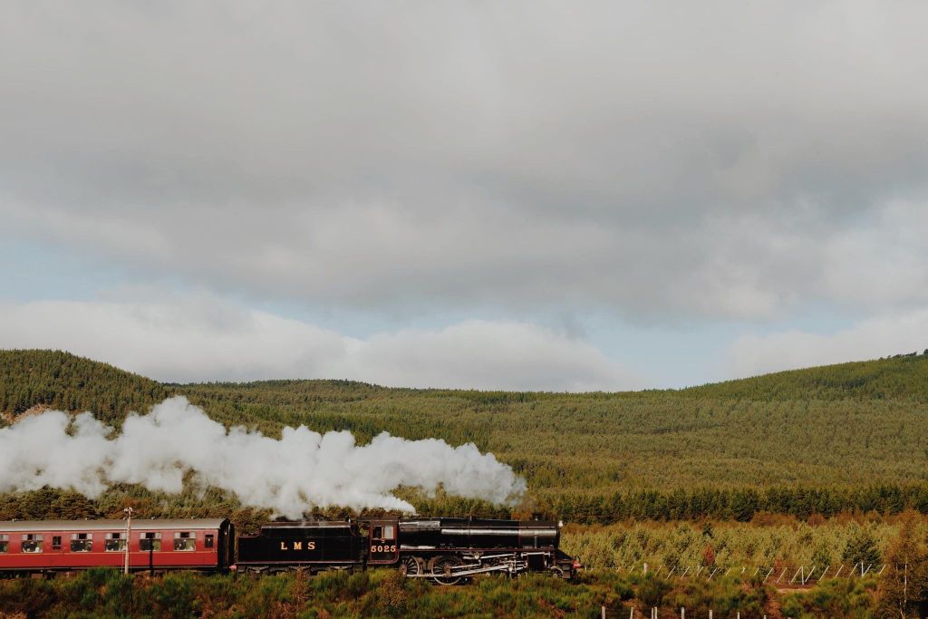 the Strathspey Steam Train