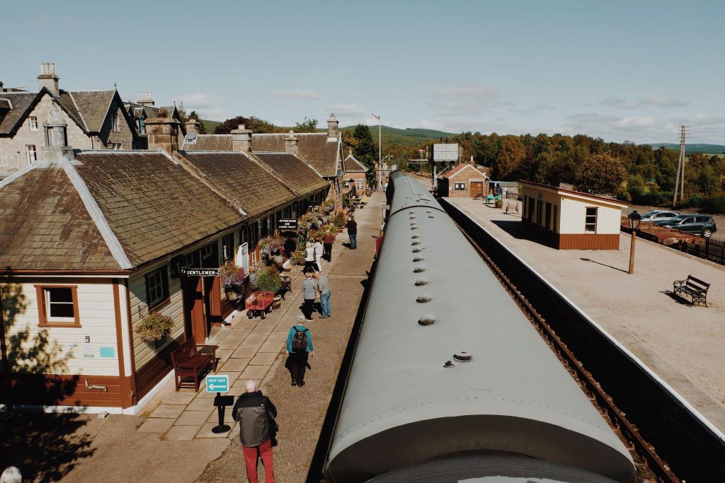 Boat of Garten Station on the Strathspey Steam Train