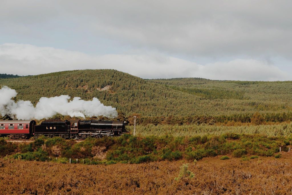the Strathspey Steam Train