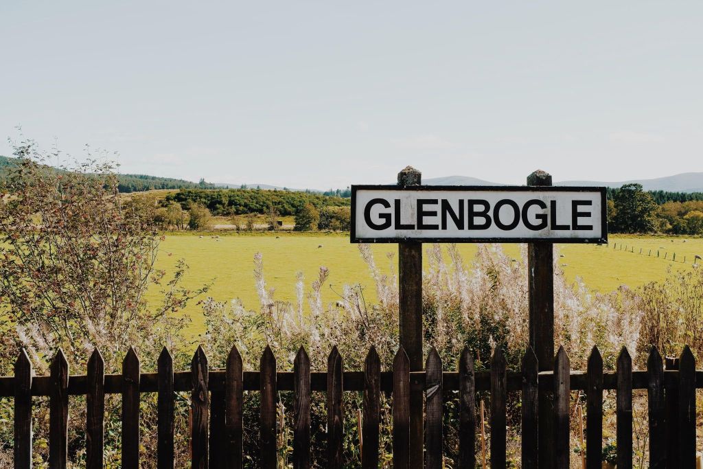Glenbogle station the Strathspey Steam Train