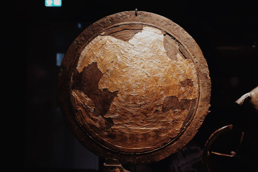 The Sun Disc at the National Museum of Denmark in Copenhagen 
