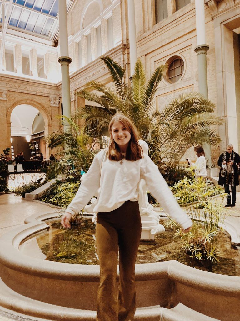 Emily, The Heritage Tourist, at the Glyptoteket, Copenhagen 