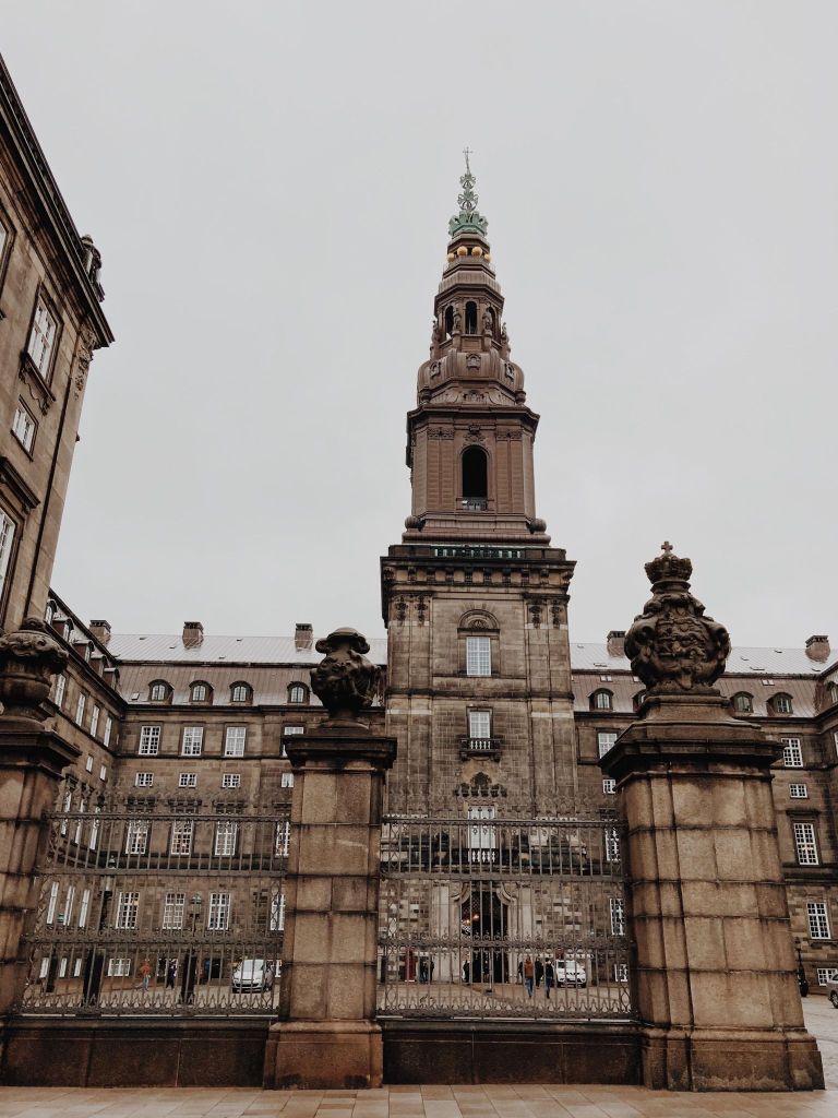 Christiansborg Palace Tower in Copenhagen