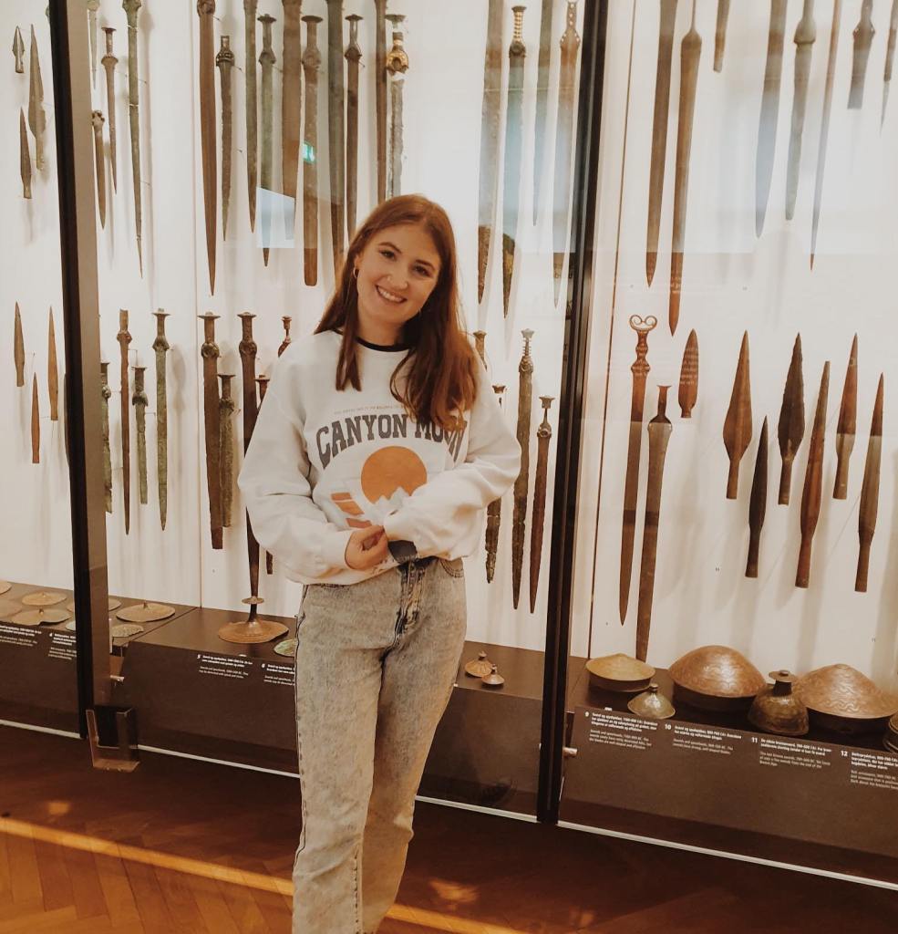 Emily the Heritage Tourist at the National Museum of Denmark in Copenhagen 