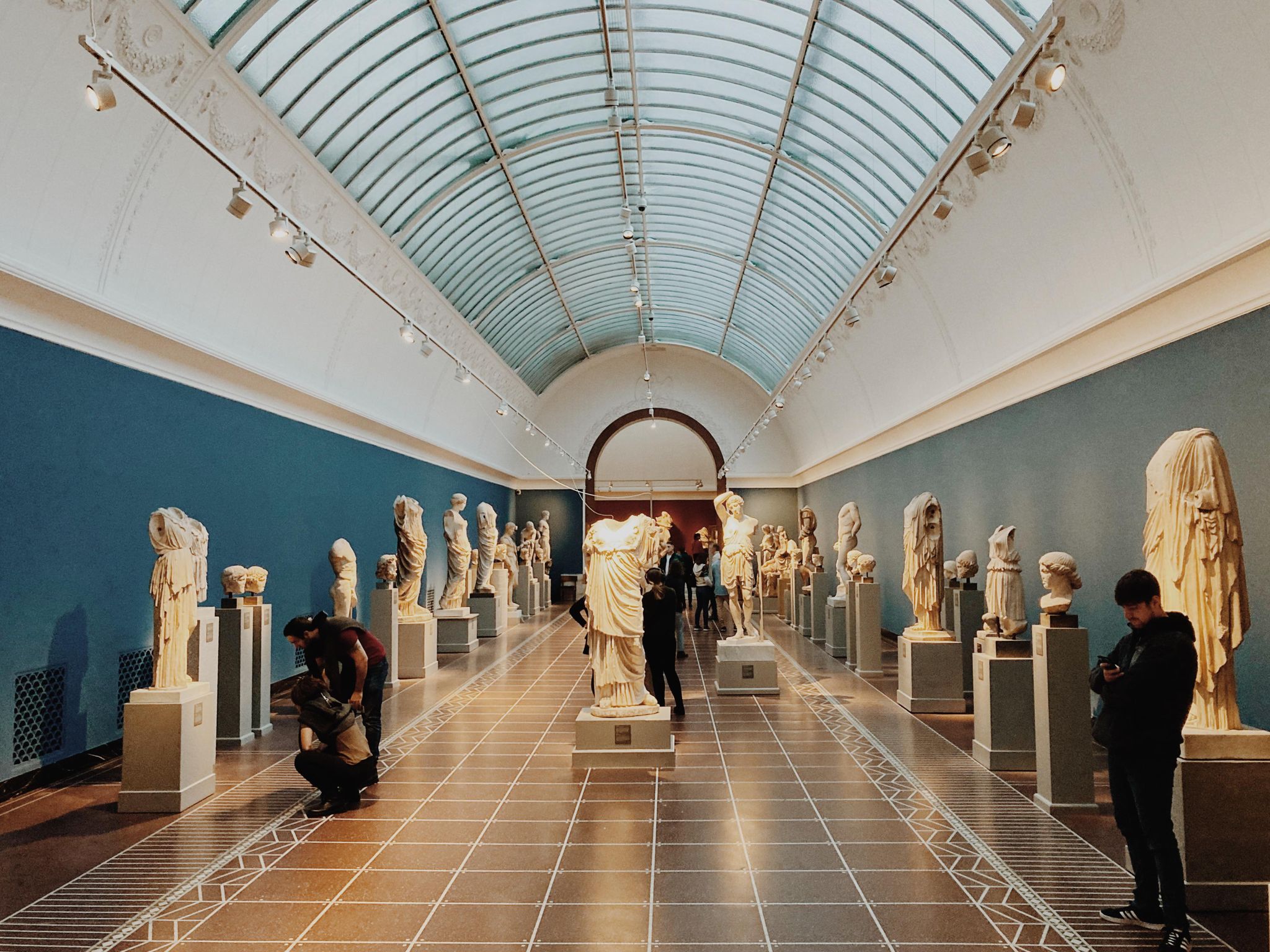 Marble Statues in the Glyptoteket 