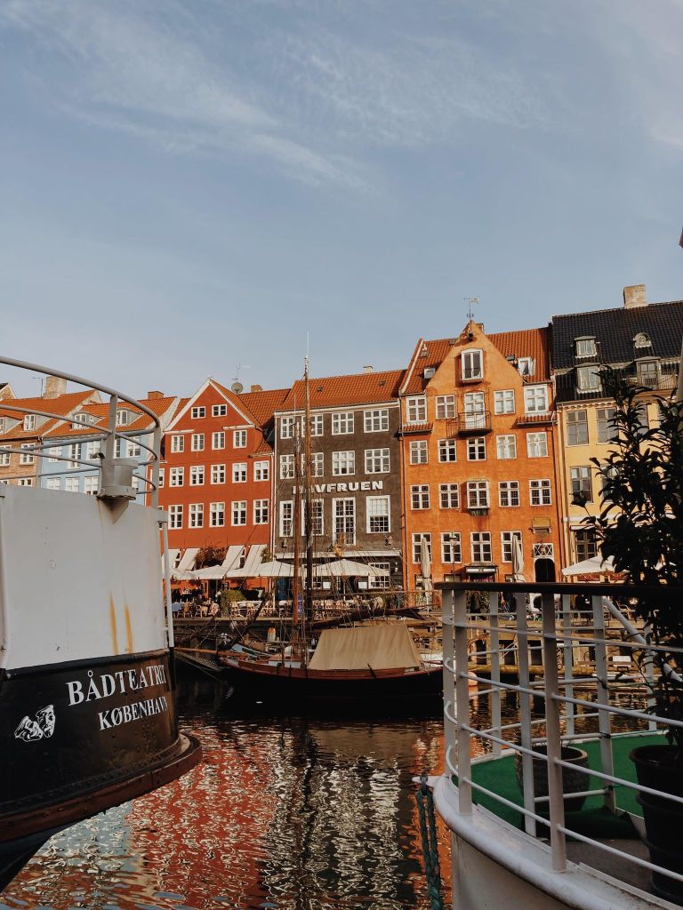 Colourful buildings at Nyhavn Copenhagen 