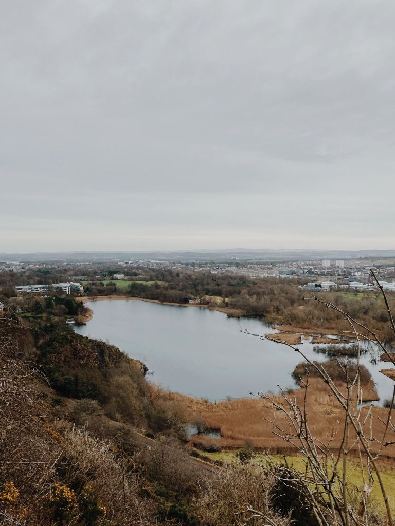 The lochs at Arthur's Seat, Holyrood Park